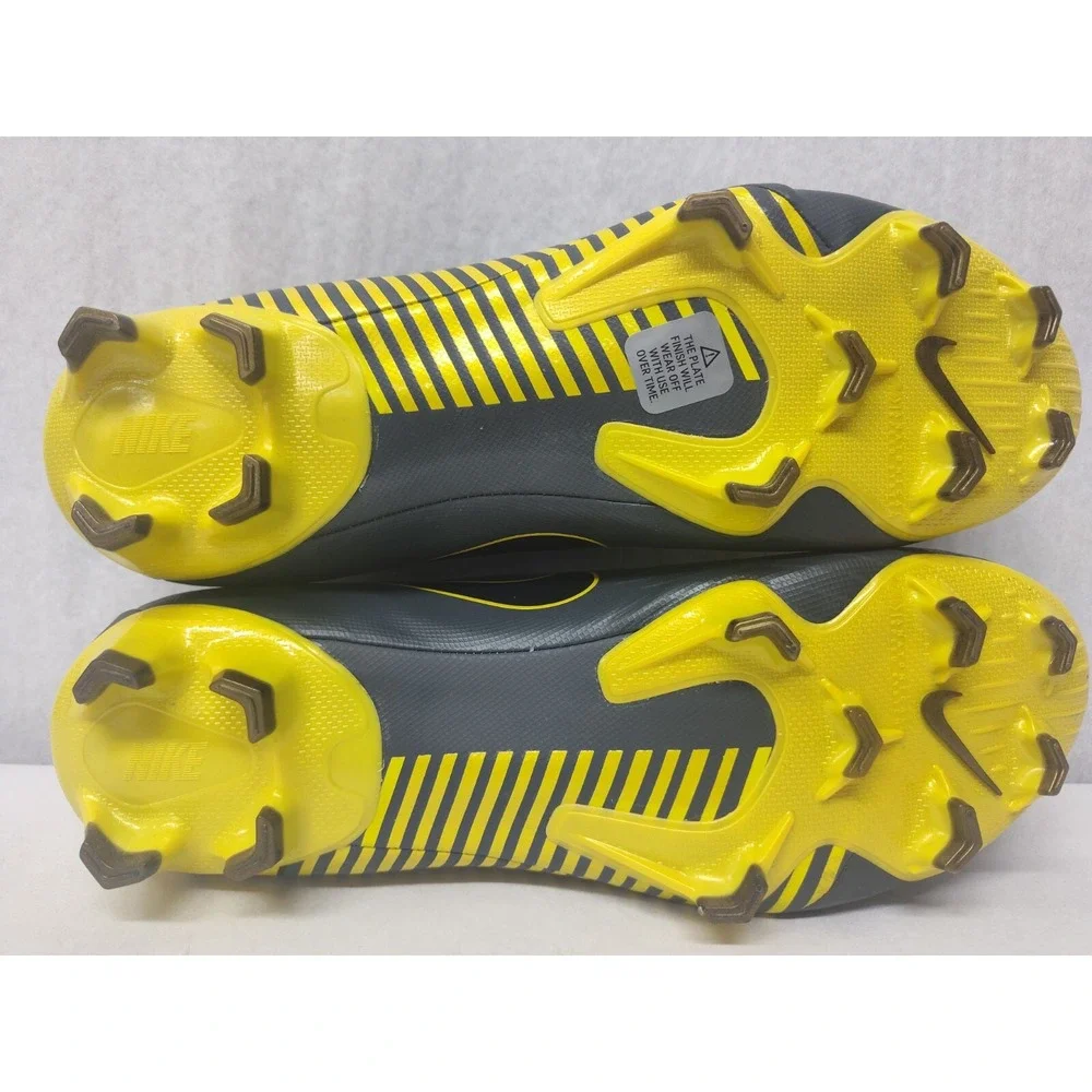 Nike‎ Men's Vapor 12 Pro FG Soccer Cleats AH7382-070 Dark Gray Black Sz 11.5